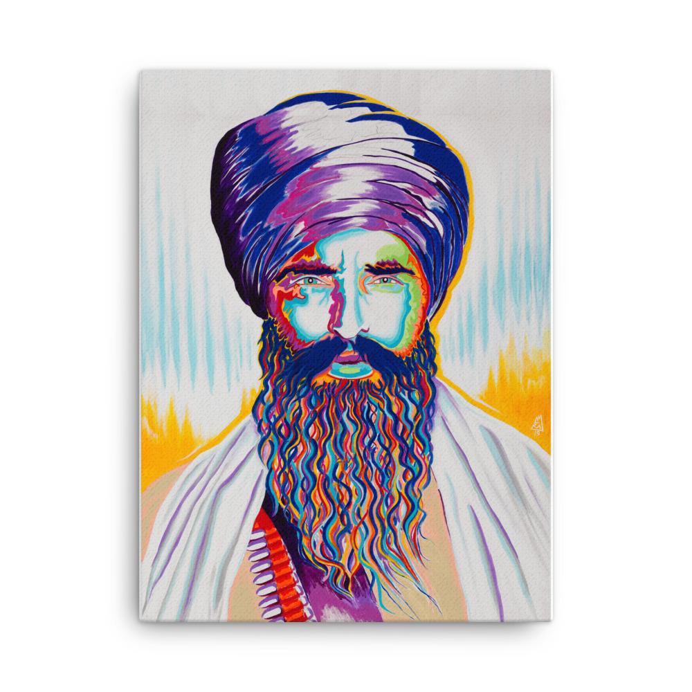 Sant Jarnail Singh Bhindranwale - Full - Colour Canvas Art ...
