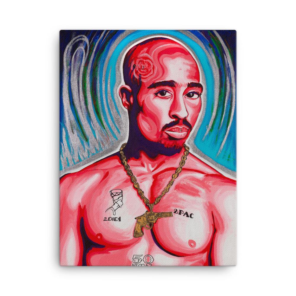 2Pac Shakur Canvas Art Painting